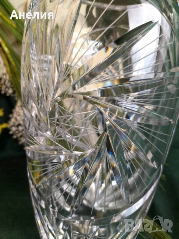 Кристална ваза чудна, снимка 5 - Вази - 52809527