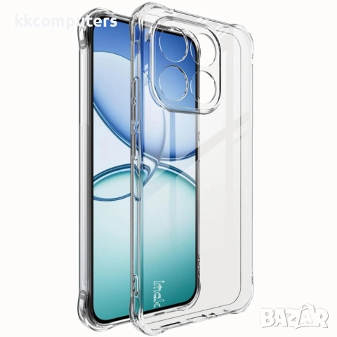 IMAK Удароустойчив TPU Калъф за Xiaomi 15T - Airbag технология, вкл. Протектор, Прозрачен
