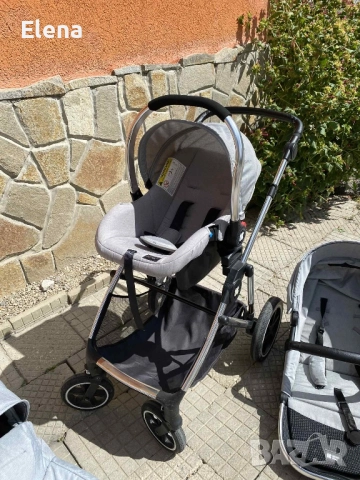 Бебешка количка 3 в 1 Kikka Boo Thea, снимка 5 - Детски колички - 51741430