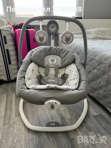 Електрическа люлка шезлонг Joie Serina 2 в 1, снимка 2 - Детски люлки - 47435145