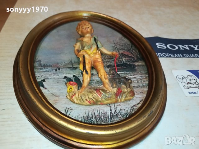 КАРТИНА ВНОС FRANCE 3108230753, снимка 4 - Антикварни и старинни предмети - 42028991