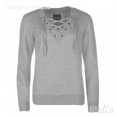 ДАМСКА БЛУЗА - GOLDDIGGA; размери: S, M и L, снимка 1 - Блузи с дълъг ръкав и пуловери - 31869603