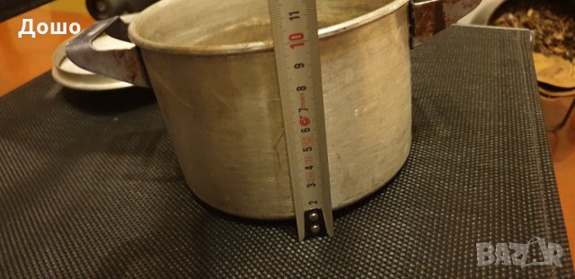 Стара алуминиева тенджерка 1.5л., снимка 7 - Съдове за готвене - 29547772
