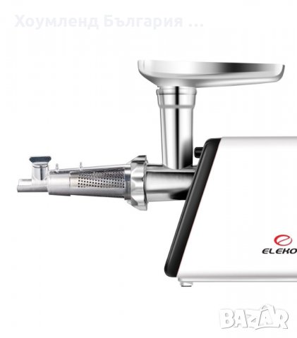 ГАРАНЦИЯ! Електрическа мощна 1200W месомелачка 1,2кг в минуша, снимка 3 - Месомелачки - 30339873