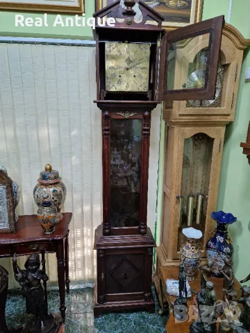 Прекрасен антикварен колекционерски паркетен часовник , снимка 2 - Антикварни и старинни предмети - 47506959