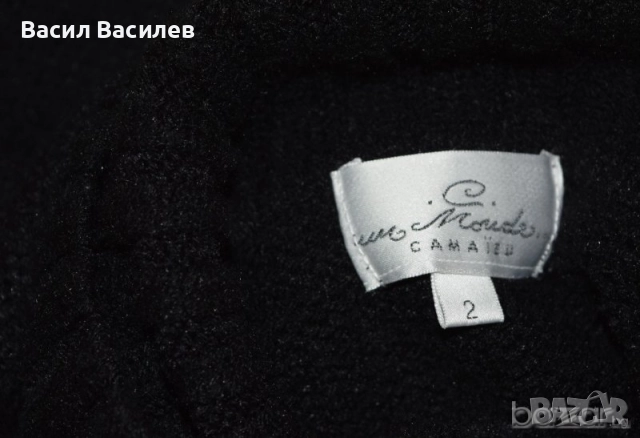 Camaieu Un Monde дамски черен пуловер поло, снимка 3 - Блузи с дълъг ръкав и пуловери - 51933115