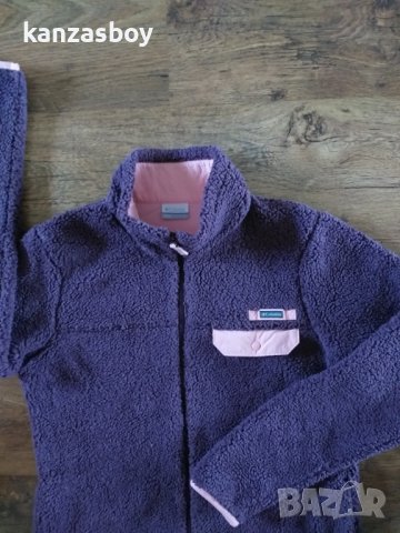 COLUMBIA Mountain Side sherpa fleece jacket - страхотно поларено горнище, снимка 6 - Спортни екипи - 39070202