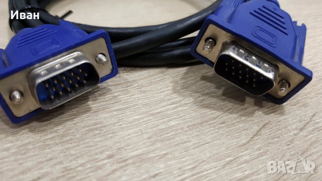 VGA кабел за монитор, снимка 2 - Кабели и адаптери - 35117130