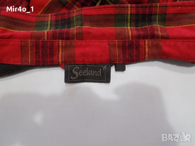 ловна риза seeland яке горнище суичър худи блуза фанела елек зимна мъжка оригинална L, снимка 4 - Спортни дрехи, екипи - 51259888
