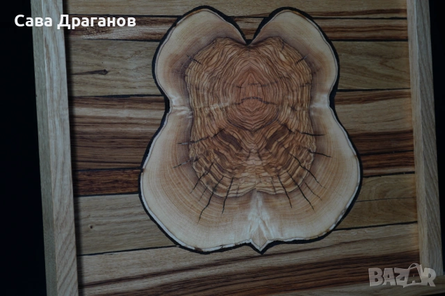 Стенна пластика от масивна дървесина "Вътрешна красота", снимка 10 - Пана - 54000272