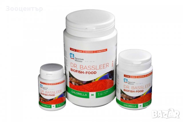 DR. BASSLEER BIOFISH FOOD CHLORELLA  висококачествена пълноценна храна за рибки, снимка 1 - Други - 35319413