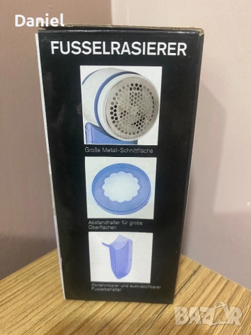 Машинка за премахване на мъх и топчета (Fusselrasierer), снимка 3 - Други стоки за дома - 52790362