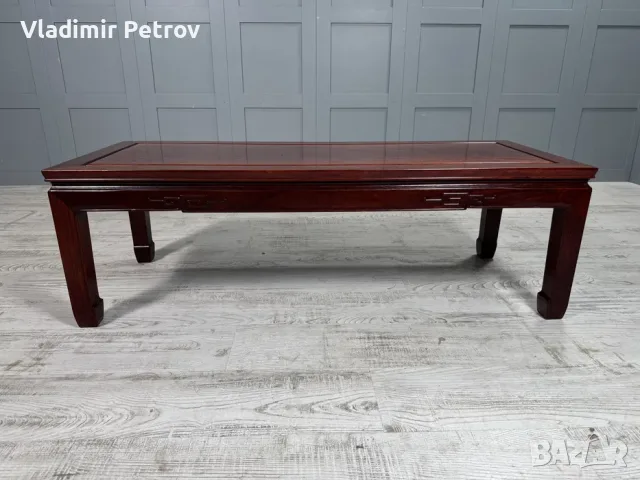 Винтидж, холна маса масив В006, снимка 2 - Маси - 56021501