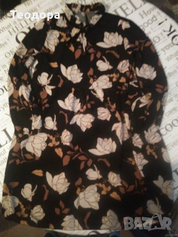 Дамска рокля на цветя, снимка 1