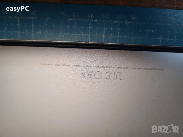 MacBook Pro A1707/Mid-2017/Space Grey- i7 RAM 16GB SSD 256GB/AMD Prо-На части , снимка 15 - Части за лаптопи - 51512462
