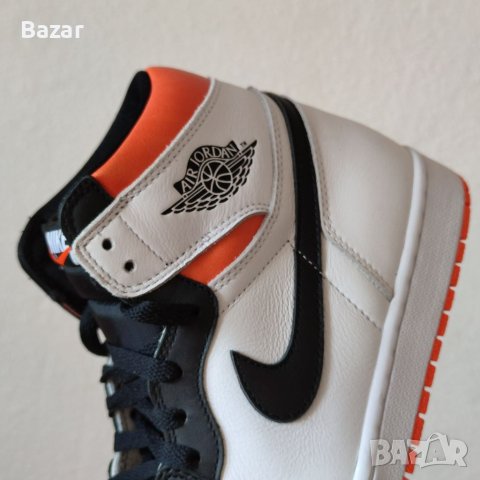 Nike Air Jordan 1 High Electro Orange Нови Оригинални Обувки Маратонки Кецове Размер 42 Номер 26.5см, снимка 7 - Кецове - 40284632