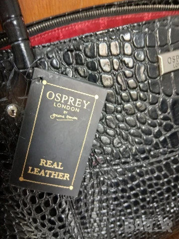 Osprey, London original естествена кожа, снимка 5 - Чанти - 50740335