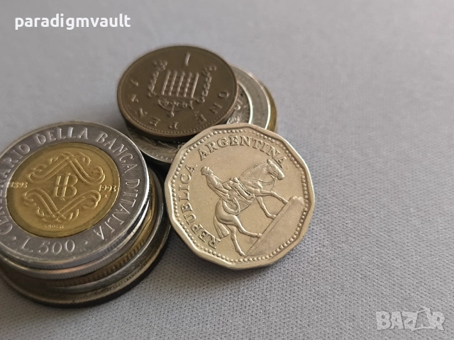 Mонета - Аржентина - 10 песо | 1962г., снимка 2 - Нумизматика и бонистика - 52180705