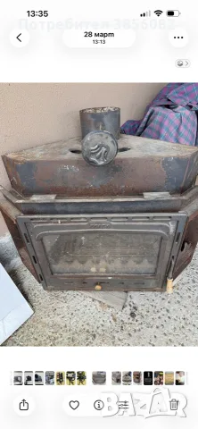 Продавам употребявана камина за вграждане с марка PRITY М- размер 70 × 47 × 76 см.