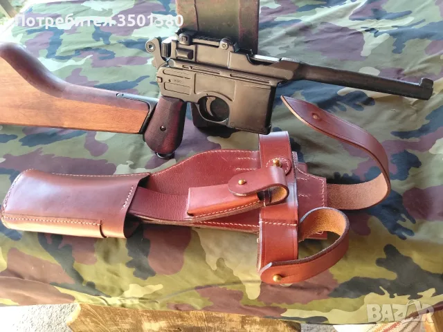 Пистолет Mauser C96, снимка 6 - Антикварни и старинни предмети - 56112218