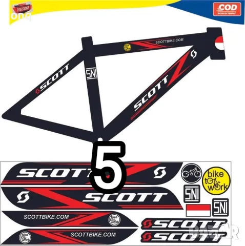 Стикери за Облепване на Велосипеди , снимка 5 - Други - 48386549