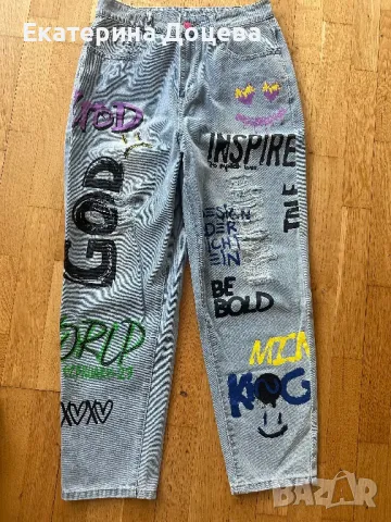 Светли дънки памук