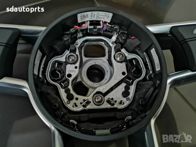 Нов Спортен Волан Audi TTS 8S S Line A3 8V A1 A4 A6 A7 Кожа Напа Син Шев, снимка 11 - Части - 44491958