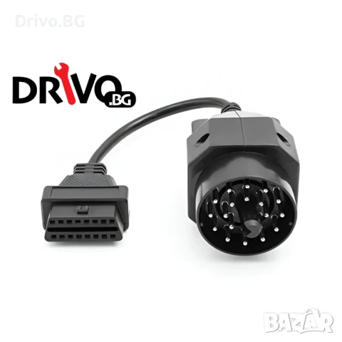 Гаранция! Нов BMW Адаптер 20 към 16 пина OBD 2 Букса за Диагностика