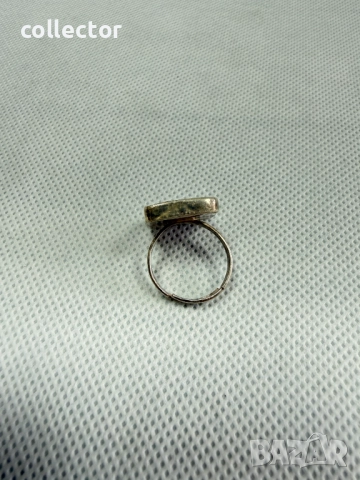 Регулируем сребтрен пръстен. №7727, снимка 6 - Пръстени - 52789971