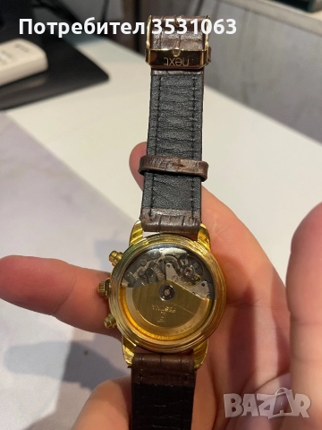 Festina Automatic Chronograph – Swiss Made, Valjoux, златиста каса, снимка 2 - Мъжки - 52803947