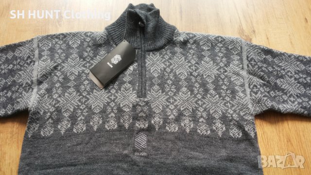SNJOR Jostedal wool sweater HN размер L за лов риболов туризъм вълнен пуловер - 367, снимка 4 - Пуловери - 42793896