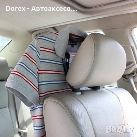 Универсална черна закачалка за дрехи за автомобил, снимка 10 - Аксесоари и консумативи - 54078462