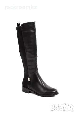 Елегантни дамски ботуши в черен цвят модел: 0-290 black, снимка 7 - Дамски ботуши - 47470755