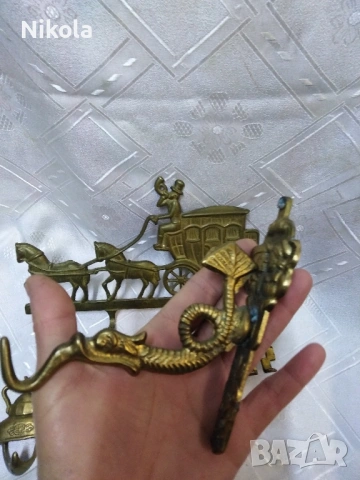 БРОНЗОВИ ЗАКАЧАЛКИ ЛОТ, снимка 6 - Антикварни и старинни предмети - 53122172
