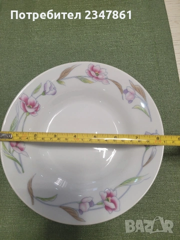 Чинии български порцелан, снимка 7 - Чинии - 54237238