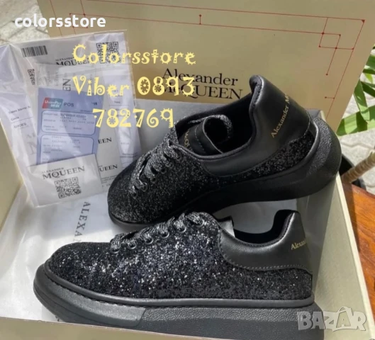 Дамски черни кецове Alexander McQueen/BR12t