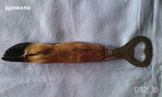 Уникален еленски крак - отварачка. Ловен трофей. Много красив. САМО ЕДИН В БЪЛГАРИЯ, снимка 2 - Подаръци за мъже - 32105265