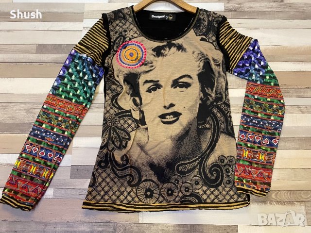 Desigual дамска блуза р-р М/Л, снимка 2 - Блузи с дълъг ръкав и пуловери - 38640798