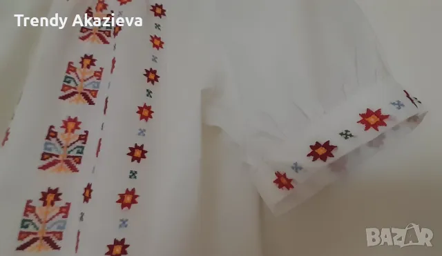 Блузка с българска бродерия/национална носия, снимка 3 - Антикварни и старинни предмети - 48650640