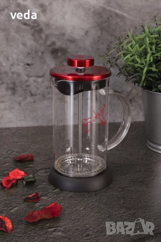 Комплект преси за френско кафе и чай КОЛЕДЕН ПОДАРЪК, снимка 4 - Други - 52593285