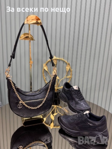 Louis Vuitton Комплект Дамски Маратонки и Дамска Чанта - Налични Различни Цветове И Модели Код SK407, снимка 5 - Маратонки - 52870907