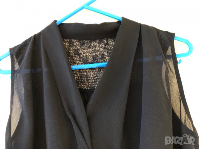 Топ туника от шифон М/Л, снимка 4 - Туники - 29993231