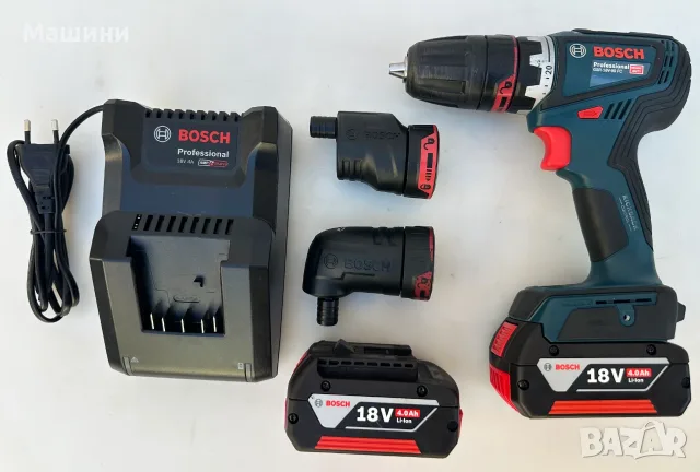 BOSCH GSR 18V-90 FC - Безчетков винтоверт 2x18V 4.0Ah 2025г.