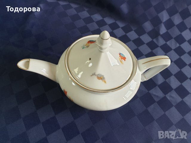 Порцеланов немски чайник, снимка 3 - Сервизи - 39880652