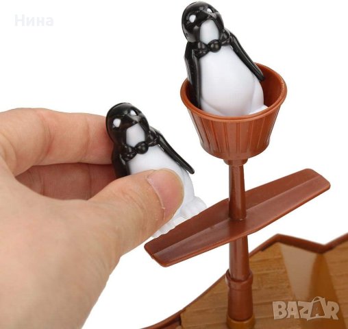 Игра за баланс - кораб с пингвини 🐧 , снимка 5 - Образователни игри - 42061106