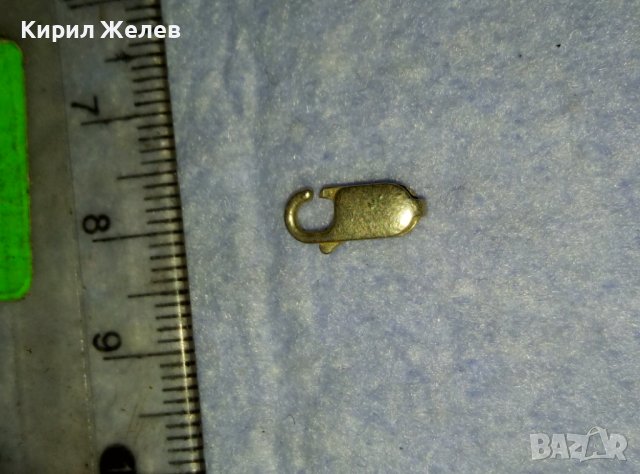 СТАРА СРЕБЪРНА ЗАКОПЧАЛКА За ГРИВНА КОЛИЕ ВЕРИЖКА СРЕБРО 925 КАРАБИНКА За СИНДЖИРЧЕ 39950, снимка 2 - Бижутерийни комплекти - 42424959