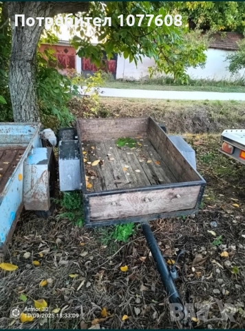 Автомобилно ремарке с регистрация ! , снимка 2 - Ремаркета - 51997069