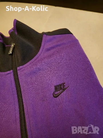 Original NIKE SPORTSWEAR Full Zip Royal Purple Track Jacket, снимка 4 - Суичъри - 47963433