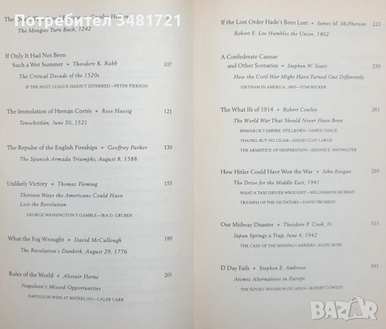 Ами ако? Военни историци за алтернативната, възможна история / What If? Military Historians Imagine , снимка 3 - Художествена литература - 54167869