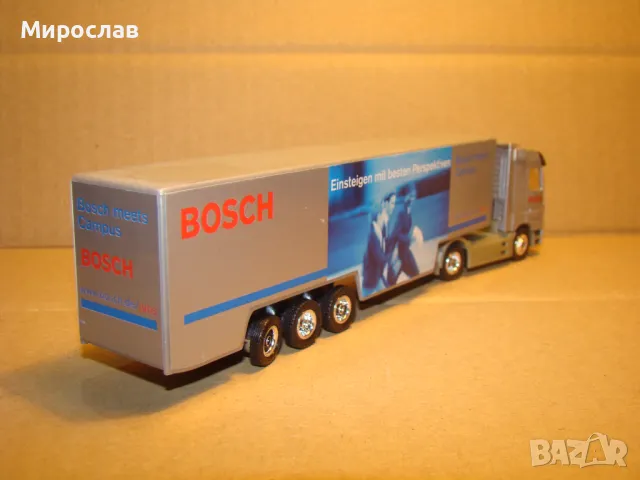 GRELL H0 1/87 MERCEDES ACTROS КАМИОН TIR МОДЕЛ КОЛИЧКА, снимка 5 - Колекции - 48456652